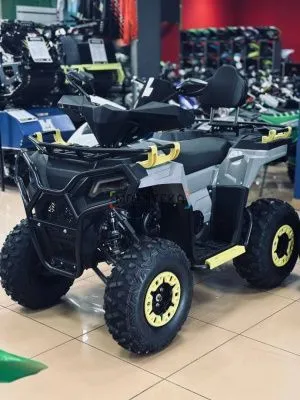 Квадроцикл Мотомир ATV HAMMER 3 TRACKER серый (машинокомплект)