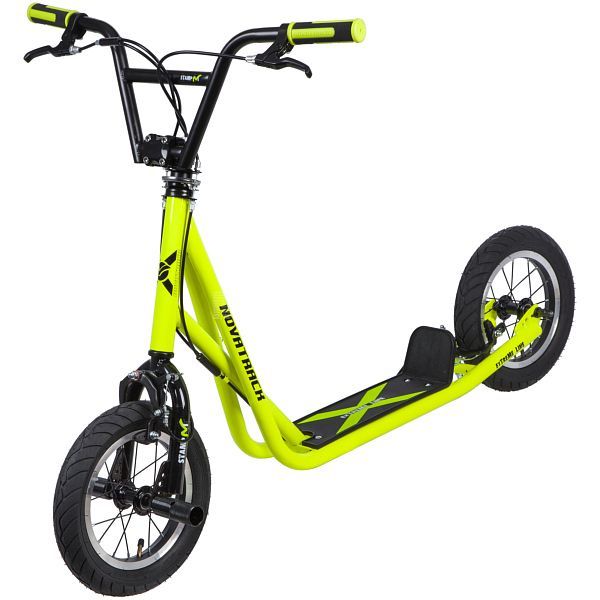 Самокат Novatrack (Новатрак) STAMP N1 Extreme Line,зеленый