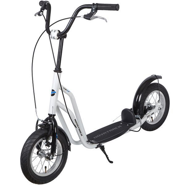 Самокат Novatrack (Новатрак) STAMP N1, белый